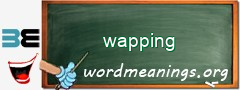 WordMeaning blackboard for wapping
